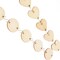 240 Pcs Wooden Circle Set 120 Pcs Wooden Heart Round Tags with Holes 120 Pcs S Shaped Hook